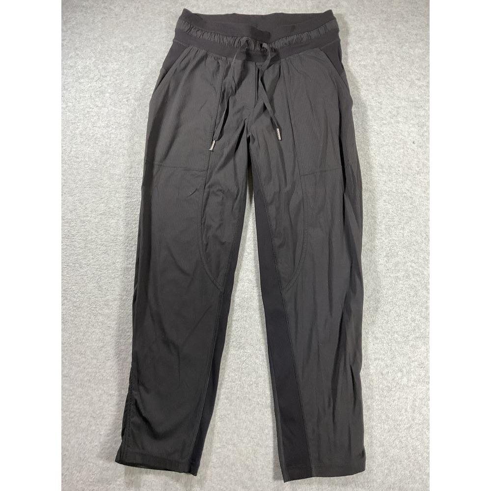 Lululemon Studio Pant III Unlined Black Joggers Swift Fabric Size 4 LW6CDQS 2469